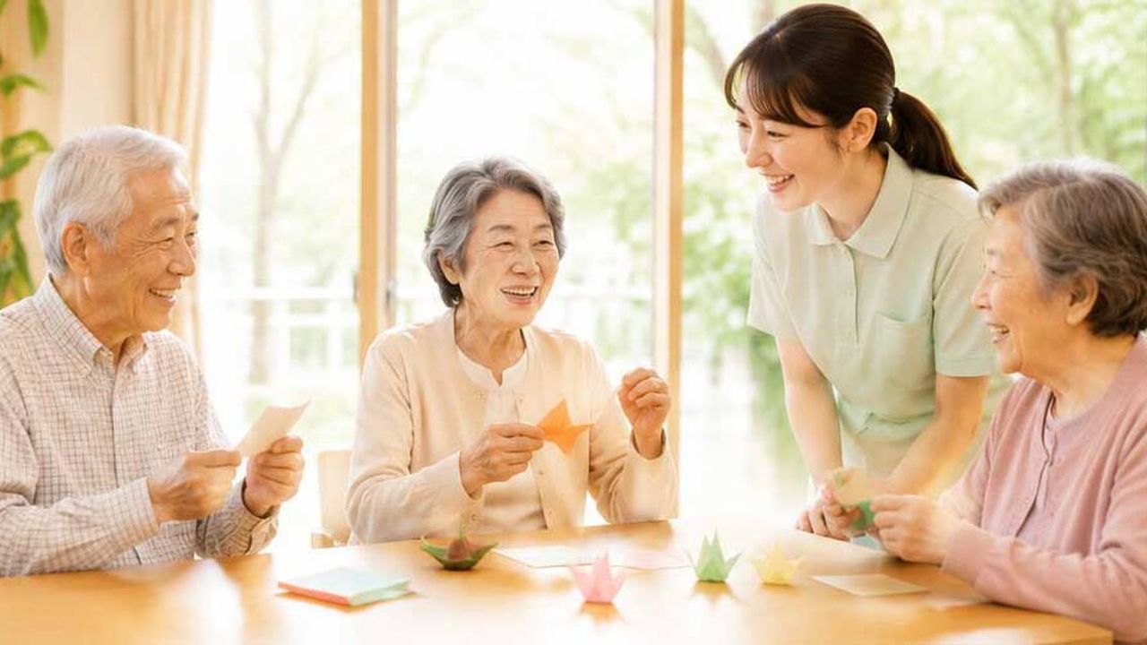 ご利用者さまとスタッフの様子